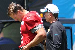 Blaine Gabbert Leaving Practice On Monday