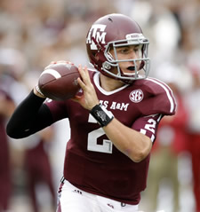 2012 Heisman Trophy Winner Johnny Manziel